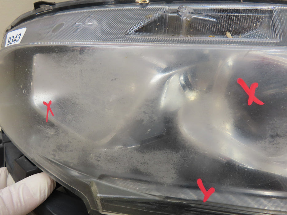 2016-2020 HONDA CIVIC FRONT LEFT DRIVER SIDE HEADLIGHT HALOGEN OEM