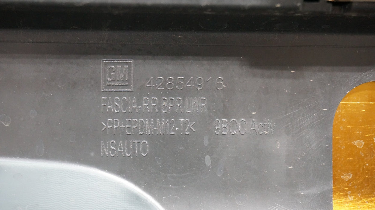 2024-2025 CHEVROLET TRAX REAR LOWER BUMPER VALANCE PANEL OEM 42854916