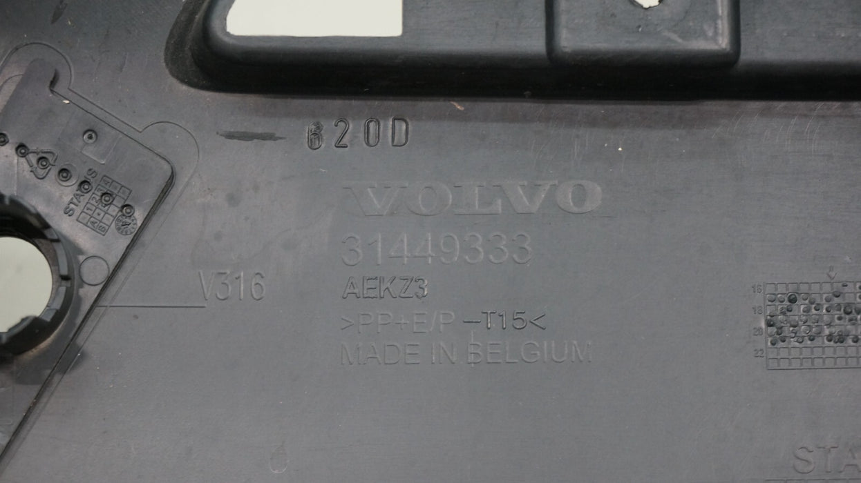 2018-2020 VOLVO XC40 REAR LOWER BUMPER COVER VALANCE PANEL OEM 31449333