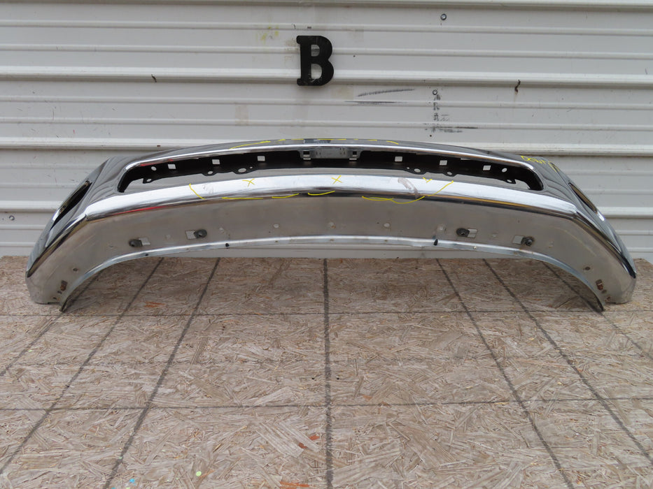2011-2016 FORD F250/350 SUPER DUTY PICKUP FRONT BUMPER COVER CHROME OEM