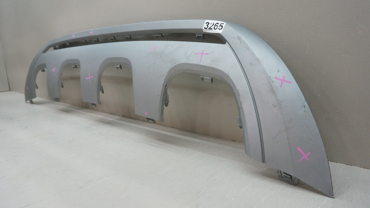 2022-2024 VOLKSWAGEN TAOS LOWER REAR BUMPER VALANCE SILVER OEM 2GJ-807-568