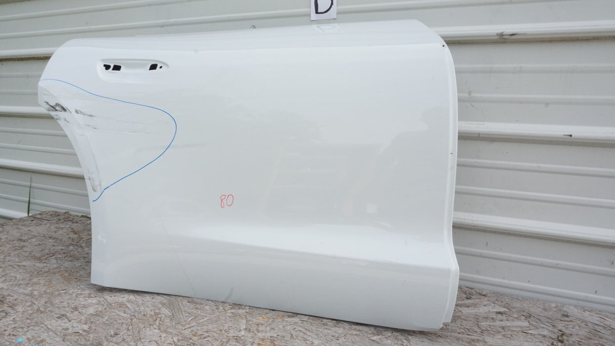 2020-2021 PORSCHE TAYCAN REAR RIGHT PASSENGER SIDE DOOR SHELL PANEL OEM 20 21