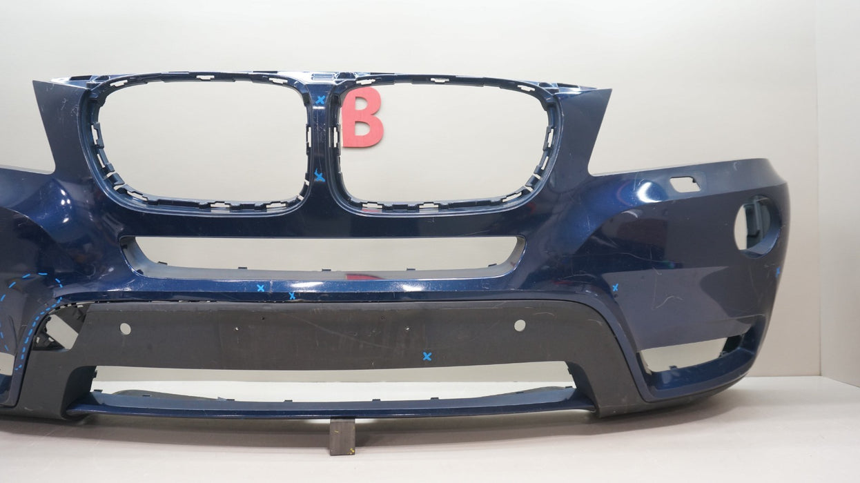 2011-2013 BMW X3 FRONT BUMPER COVER PANEL OEM 7210440