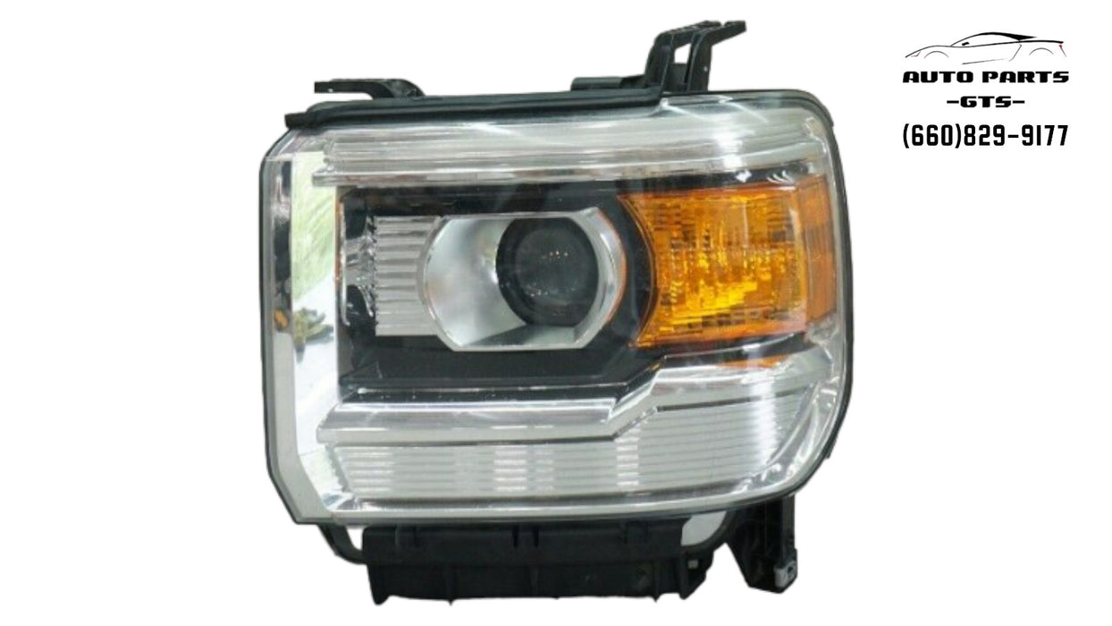2014-2017 GMC SIERRA 1500 2500 HD 3500 HD LEFT HEADLIGHT HALOGEN OEM 23268192