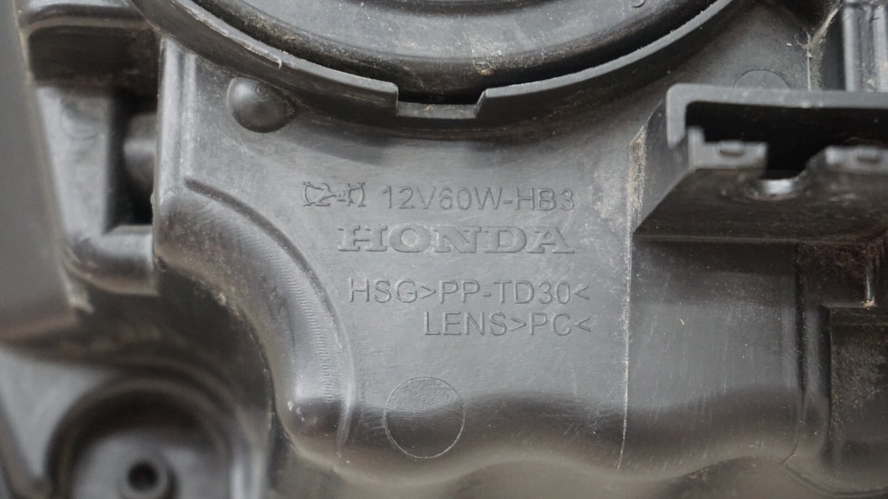 2014-2017 HONDA ODYSSEY FRONT RIGHT PASSENGER SIDE HEADLIGHT HALOGEN OEM