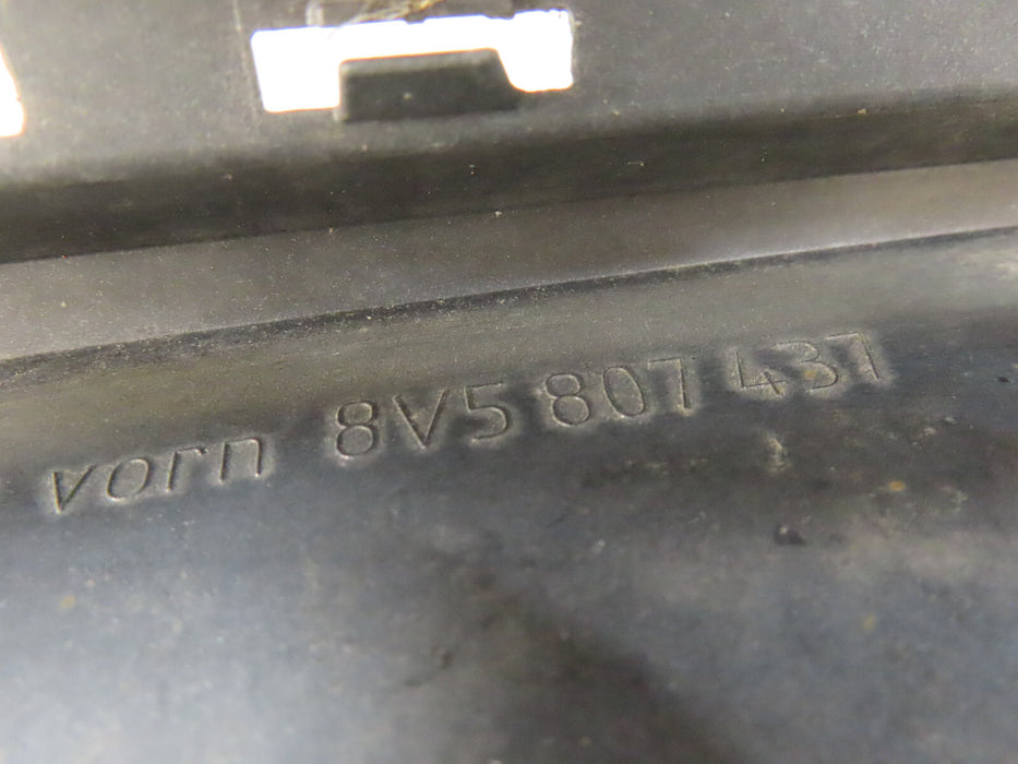 2015-2016 AUDI A3 FRONT BUMPER COVER OEM 8V5 807 437