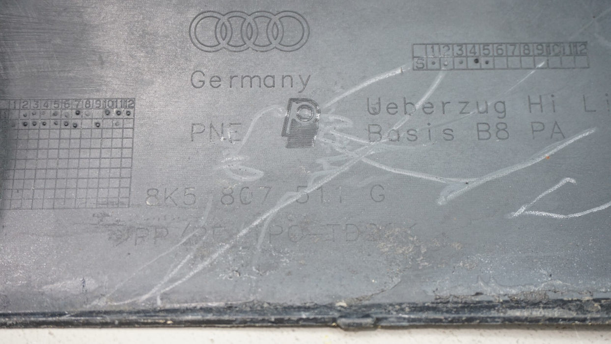 2013-2016 AUDI A4 REAR BUMPER COVER 8K5807511 OEM 13 14 15 16