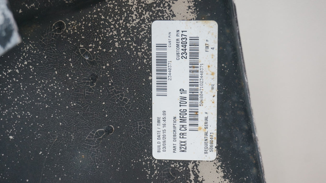 2014-2015 CHEVROLET SILVERADO 1500 FRONT METAL BUMPER COVER OEM