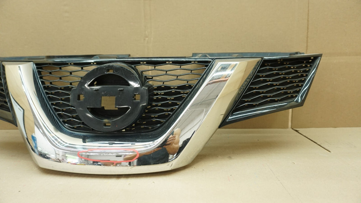 2014-2016 NISSAN ROGUE FRONT BUMPER UPPER GRILL GRILLE OEM 623106FK0A 14 15 16