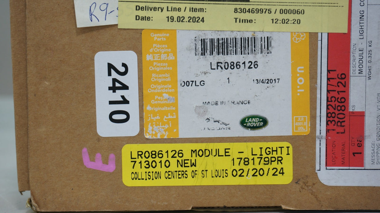 2017-2023 LAND ROVER DISCOVERY RIGHT XENON HEADLIGHT MODULE OEM LR086126 *NEW*