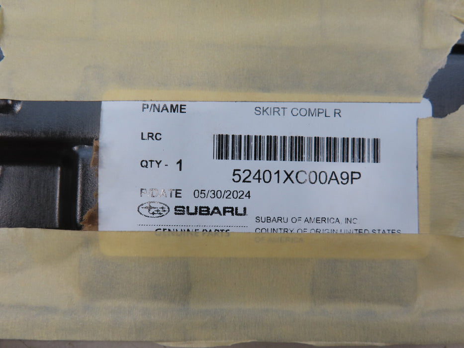 2019-2024 SUBARU ASCENT REAR BODY PANEL OEM 52401XC00A9P