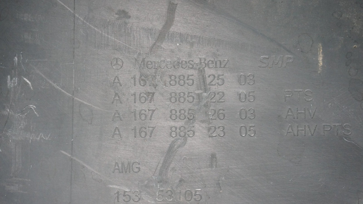 2020-2022 MERCEDES-BENZ GLE-CLASS REAR BUMPER LOWER VALANCE COVER A1678852503 OE