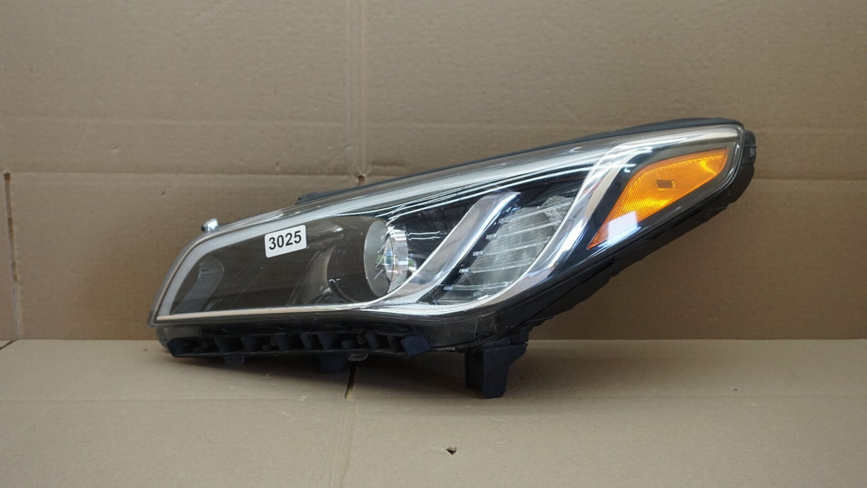 2015-2016 HYUNDAI SONATA FRONT LEFT DRIVERS SIDE HEADLIGHT OEM 15 16