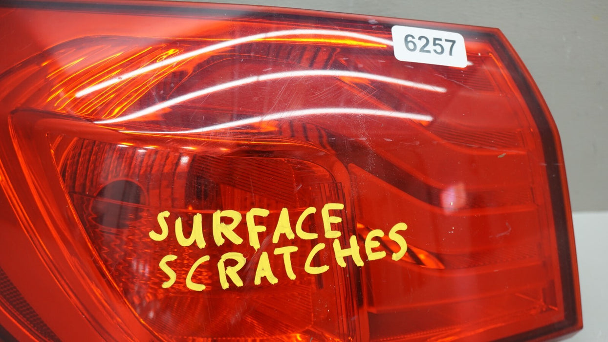 2011-2013 KIA FORTE REAR RIGHT DRIVERS SIDE TAIL LIGHT OEM 11 12 13