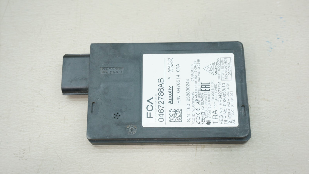 2017-2025 CHRYSLER PACIFICA REAR RIGHT PASSENGER SIDE RADAR UNIT 6478514 OEM