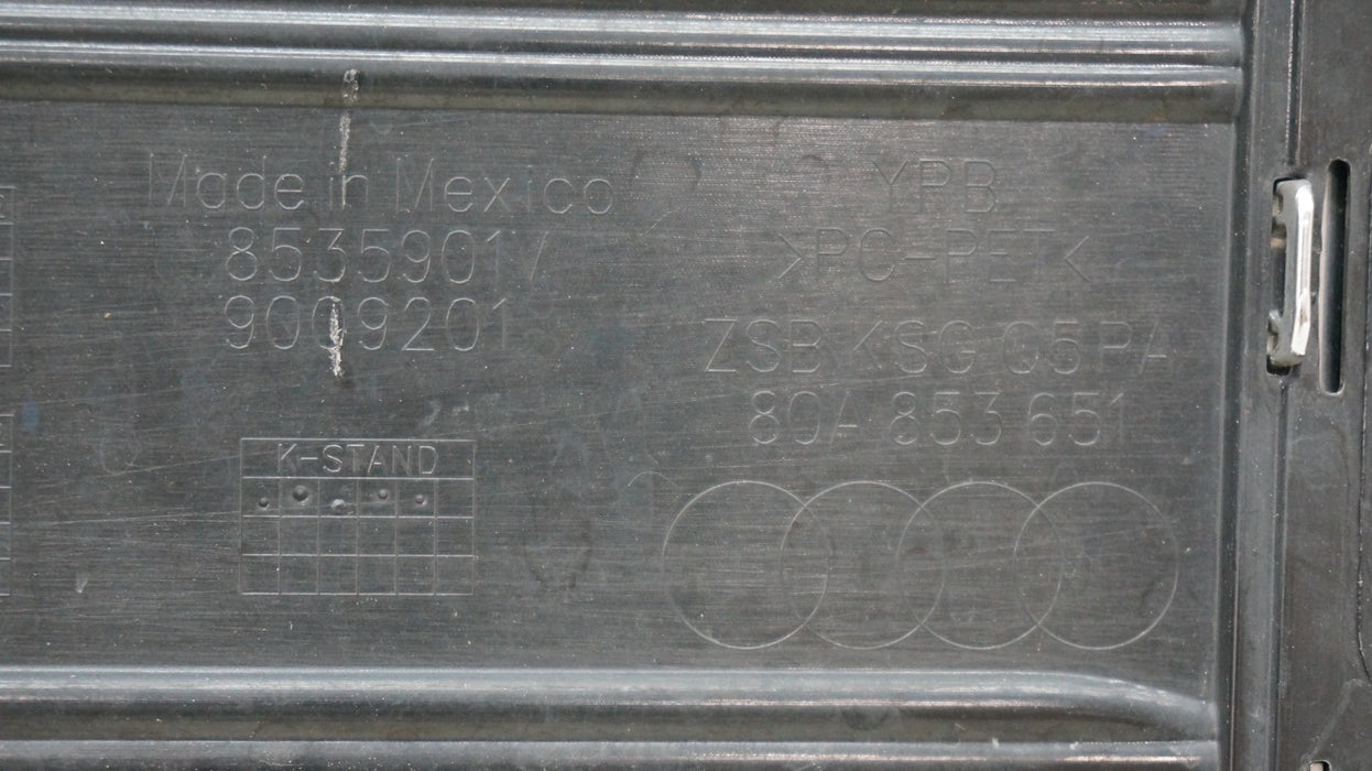 2021-2025 AUDI Q5 FRONT BUMPER RADIATOR GRILLE GRILL 80A853651 OEM