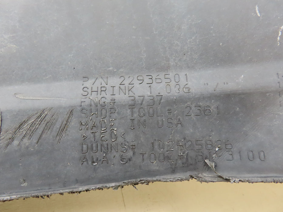 2016-2019 CHEVROLET SUBURBAN FRONT LOWER BUMPER COVER AIR DAM OEM