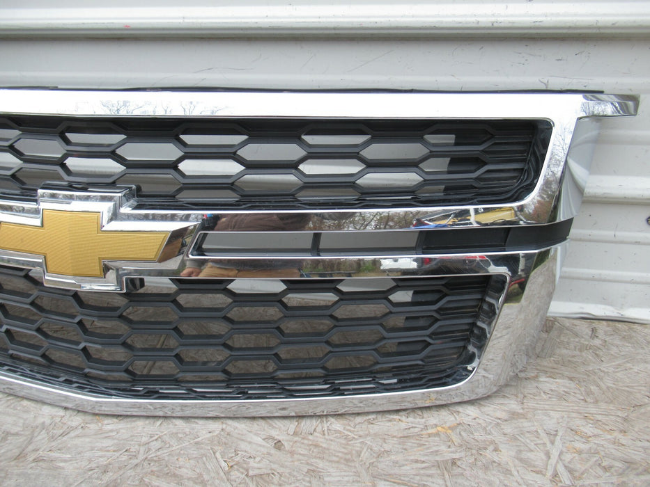 2015-2020 CHEVROLET TAHOE SUBURBAN LS FRONT BUMPER GRILLE W/ CHROME & EMBLEM OEM