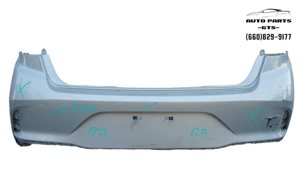 2018-2019 HYUNDAI SONATA REAR BUMPER WITHOUT SENSORS COVER OEM 18 19 86611-C2700