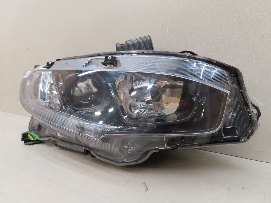 2017-2020 HONDA CIVIC FRONT RIGHT PASSENGER HEADLIGHT HALOGEN OEM