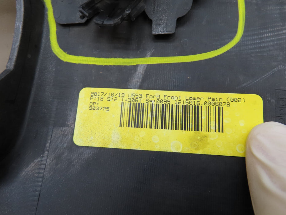 2018-2021 FORD EXPEDITION FRONT LOWER BUMPER COVER PANEL OEM JL1B-17F775-ABW