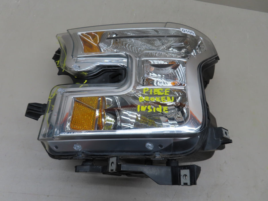 2015-2017 FORD F-150 FRONT LEFT SIDE HEADLIGHT LAMP HALOGEN OEM FL34-13006-A