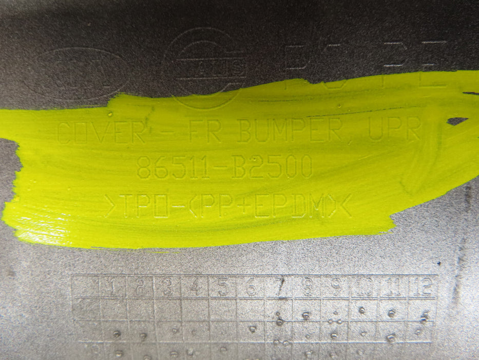 2017 2018 2019 KIA SOUL BUMPER COVER OEM 86511-B2500