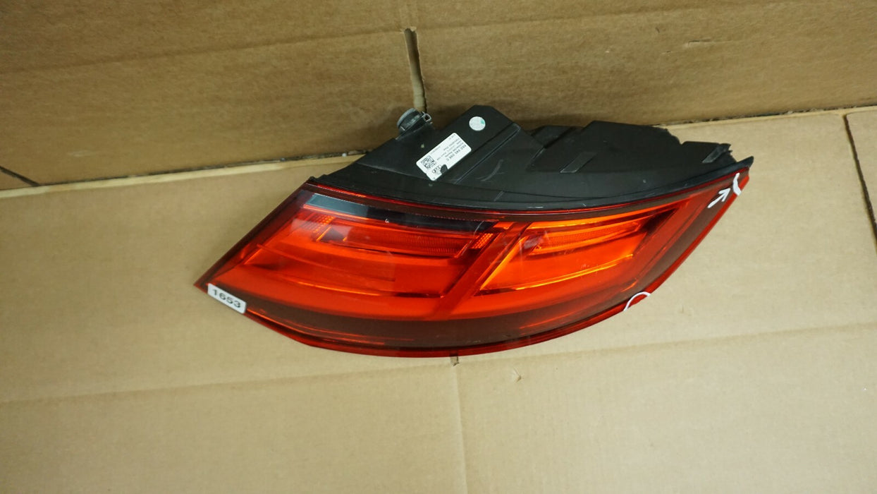 2016-2018 AUDI TT REAR RIGHT PASSENGER SIDE TAIL LIGHT BRAKE LAMP LED OEM