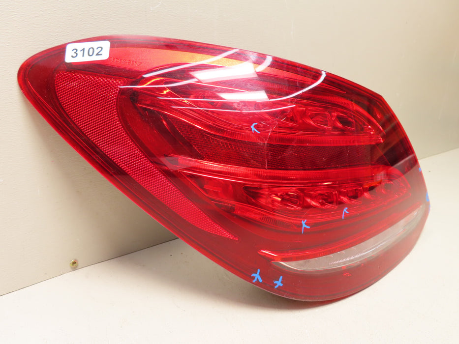 2015-2018 Mercedes C Class Left Driver Side Taillight 15-18 LED OEM