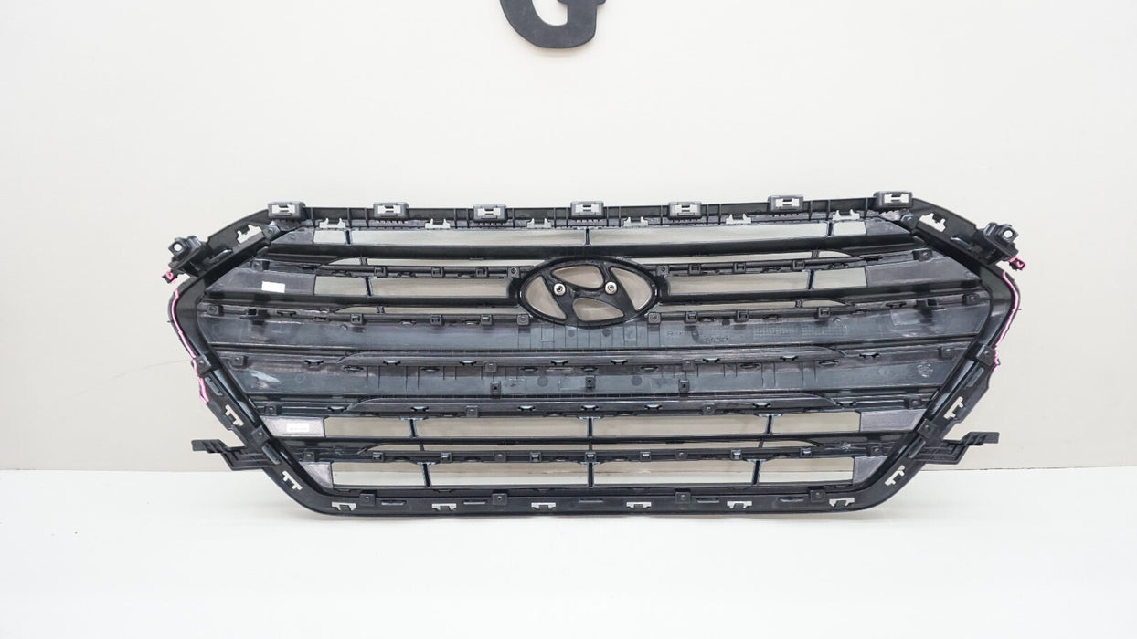 2017-2018 HYUNDAI ELANTRA FRONT UPPER RADIATOR GRILLE 86350-F3000 OEM