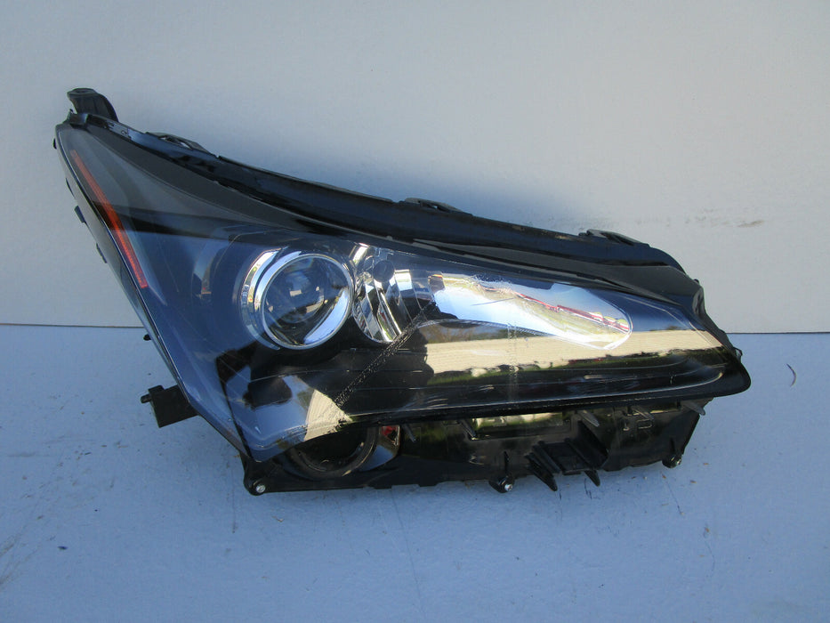 15 16 17 18 LEXUS NX 300 NX200 FRONT RIGHT PASSENGERS SIDE LED HEADLIGHT OEM