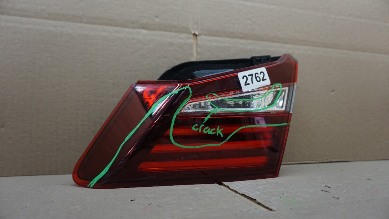 2016-2017 HONDA ACCORD REAR RH RIGHT PASSENGER SIDE INNER TAIL LIGHT OEM 16 17