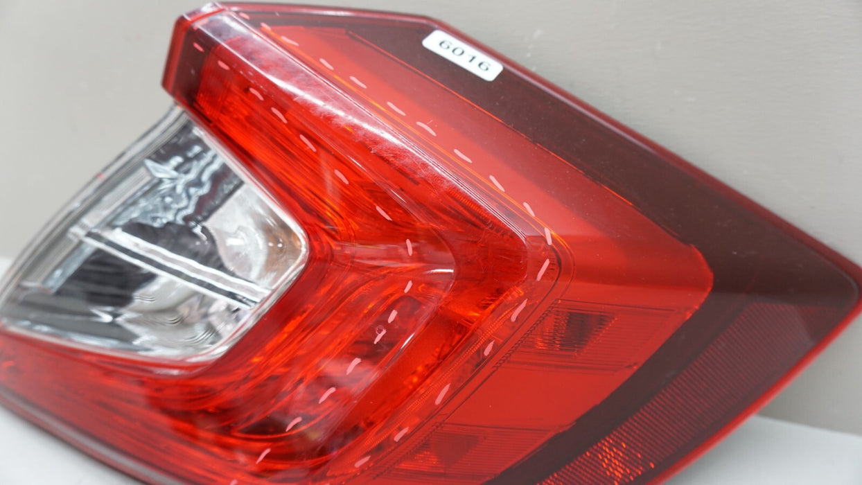 2016-2021 HONDA CIVIC SEDAN RH RIGHT PASSENGER SIDE TAIL LIGHT AFTERMARKET CAPA