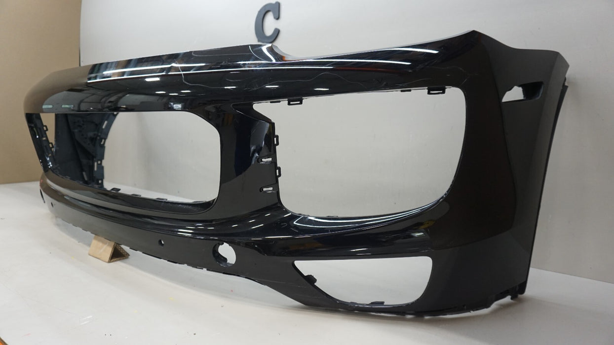 2015-2017 PORSCHE CAYENNE FRONT BUMPER COVER PANEL W/ SENSOR HOLE OEM 7P5807221F