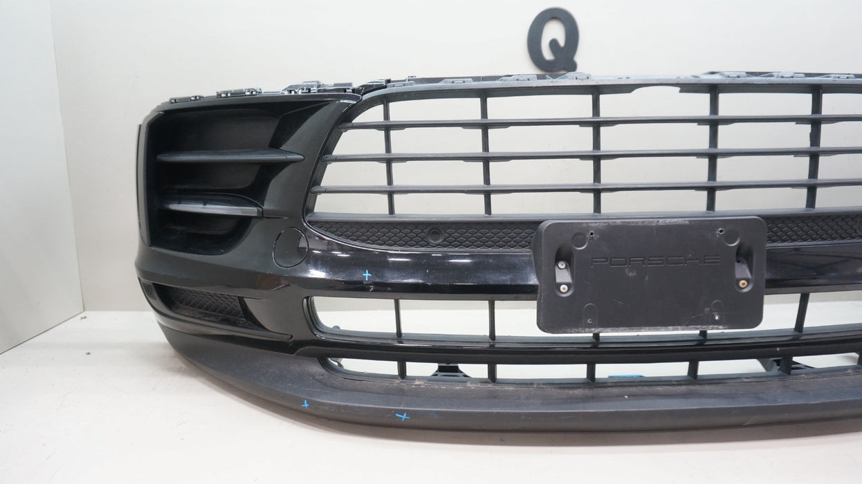 2019-2021 PORSCHE MACAN FRONT COMPLETE BUMPER COVER 95B807221K OEM