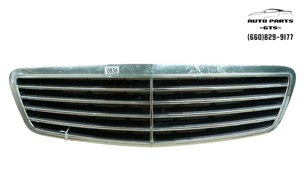 2000 2001 2002 MERCEDES-BENZ S-CLASS S500 S430 FRONT CHROME GRILL GRILLE OEM