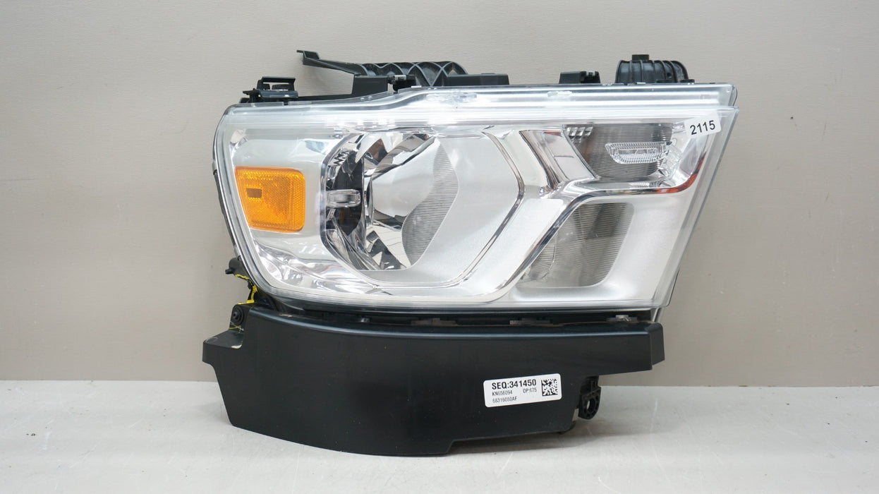 2019-2024 DODGE RAM 1500 FRONT RIGHT PASSENGER SIDE HALOGEN HEADLIGHT OEM