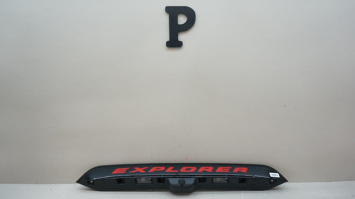 2020-2022 FORD EXPLORER REAR LIFTGATE MOLDING TRIM  WITH CAMERA OEM LB5B-S42509