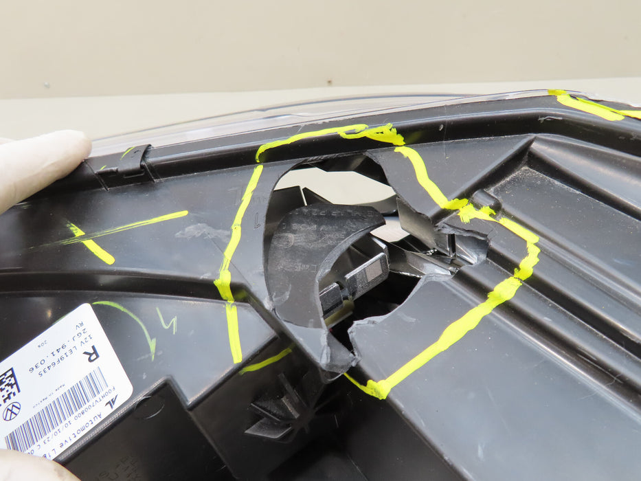 2022 2023 VOLKSWAGEN TAOS FRONT RIGHT PASSENGER HEADLIGHT OEM 2GJ941036