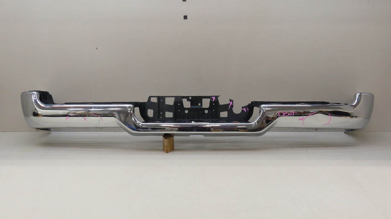 2019-2022 DODGE RAM 1500 REAR BUMPER COVER METAL CHROME OEM