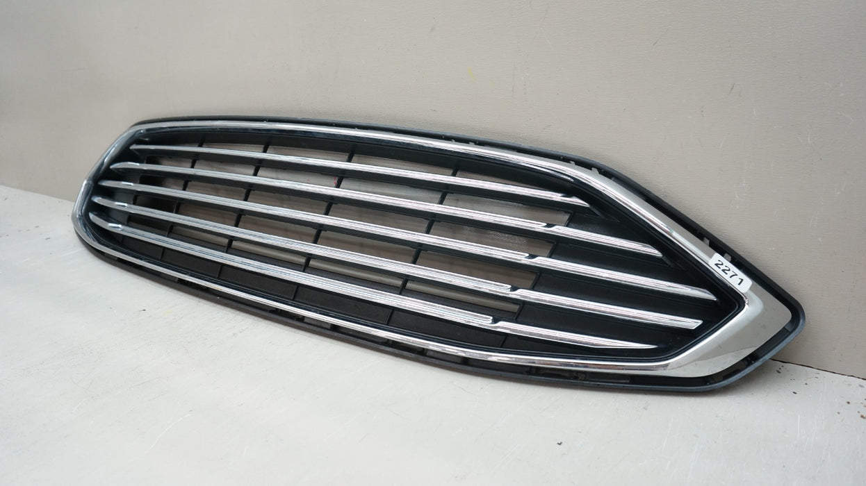 2017-2018 FORD FUSION FRONT UPPER BUMPER GRILLE GRILL OEM HS73-8150-AEW