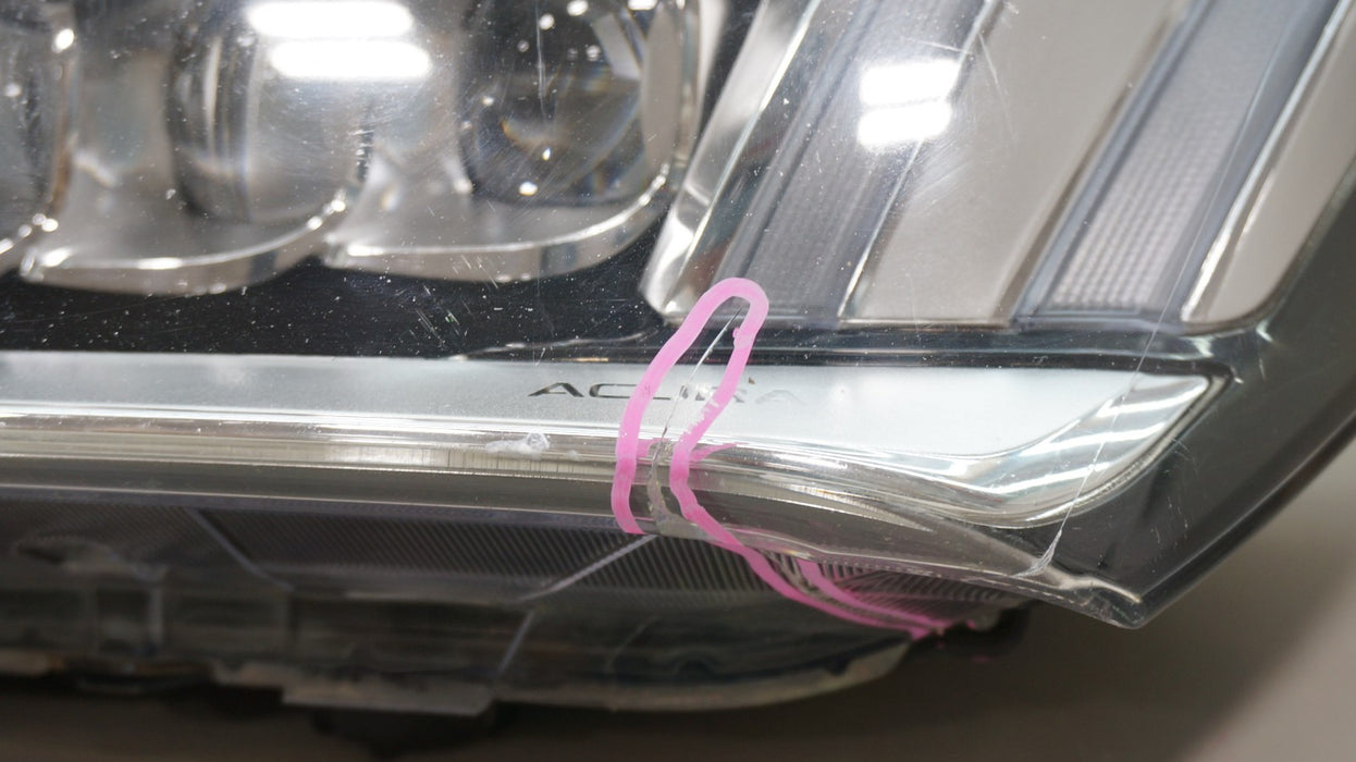 2017-2020 ACURA MDX FRONT LEFT DRIVER SIDE LED HEADLIGHT OEM *PARTS*