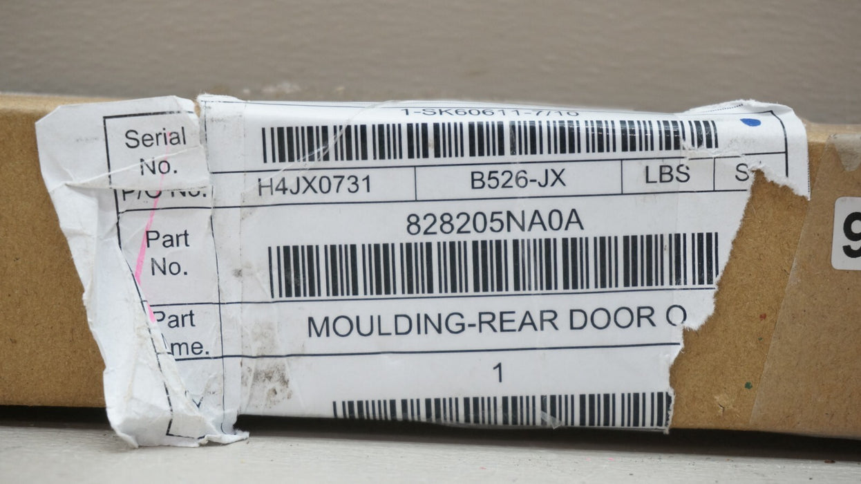 2019-2025 INFINITI QX50 REAR RIGHT SIDE DOOR WINDOW BELT MOLDING OEM 82820-5NA0A