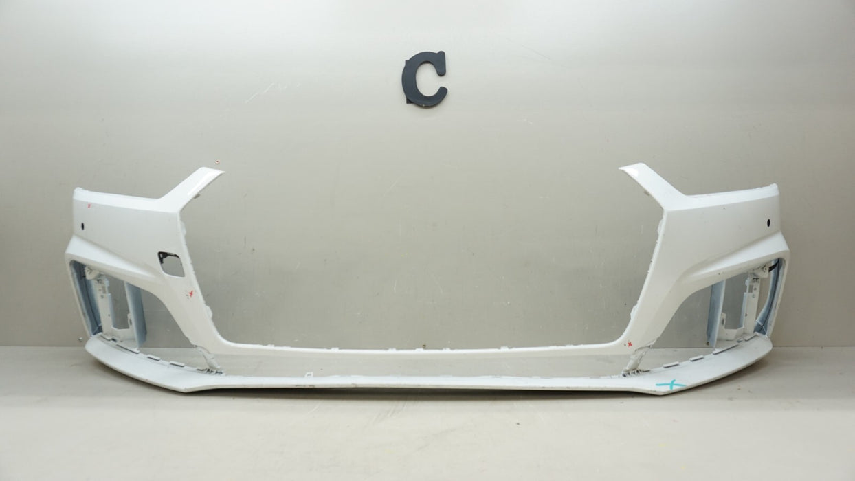 2018-2019 AUDI A5 QUATTRO PREMIUM S-LINE FRONT BUMPER COVER PANEL OEM 8W6807437F