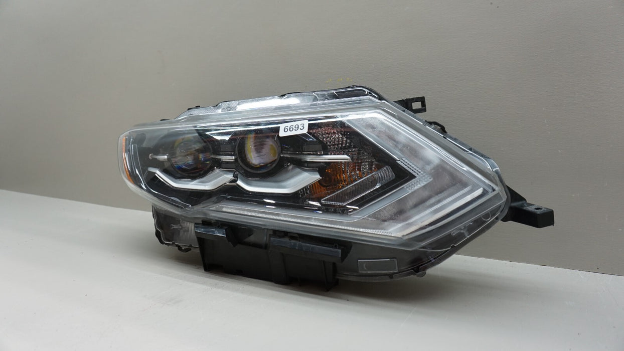 2017-2019 NISSAN ROGUE FRONT RIGHT PASSENGER SIDE HEADLIGHT LED OEM 17 18 19