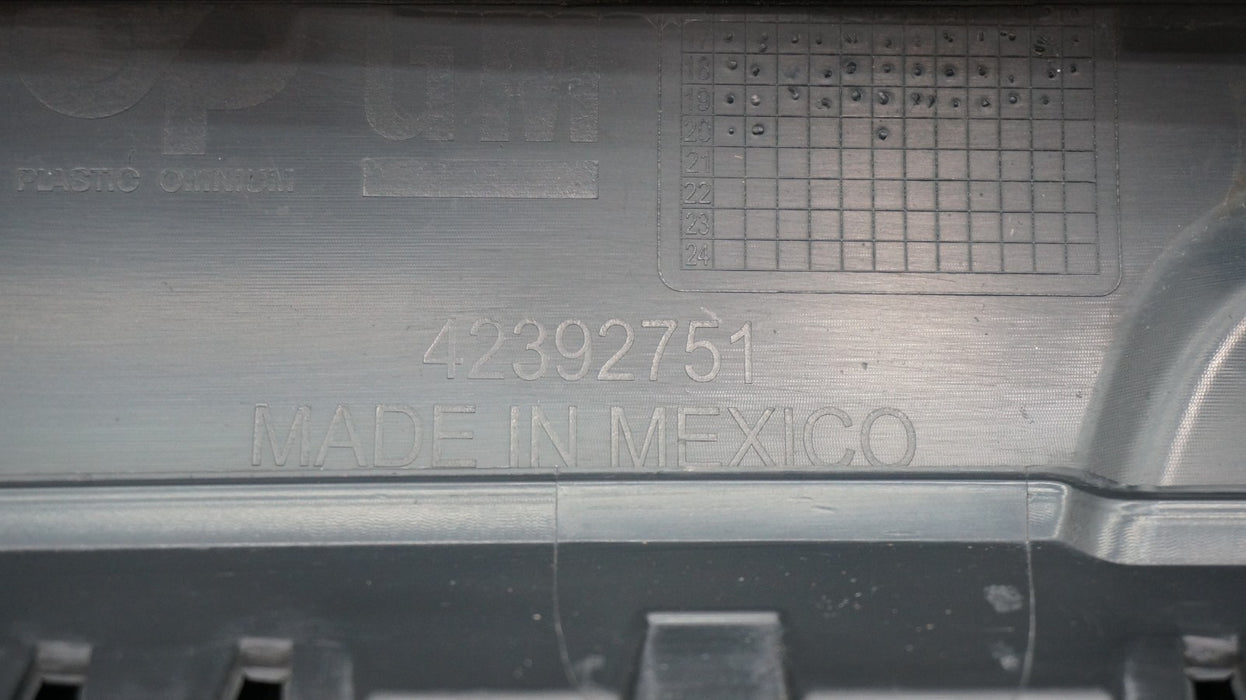 2017-2021 CHEVROLET TRAX REAR LOWER BUMPER VALANCE COVER 42392747 OEM