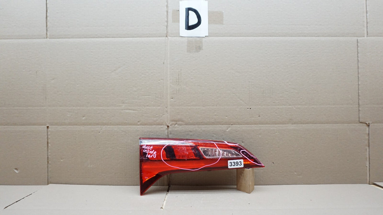 2016-2018 ACURA RDX LEFT DRIVER SIDE INNER TAIL LIGHT LED OEM 16 17 18