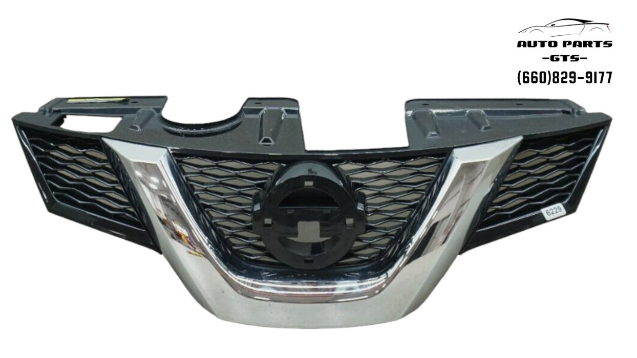 2014-2016 NISSAN ROGUE FRONT UPPER MAIN GRILLE 623109TA0A OEM 14 15 16