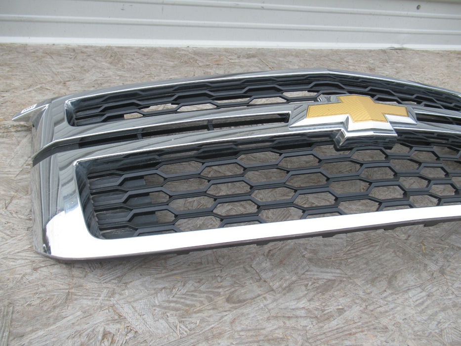 2015-2020 CHEVROLET TAHOE SUBURBAN LS FRONT BUMPER GRILLE W/ CHROME & EMBLEM OEM