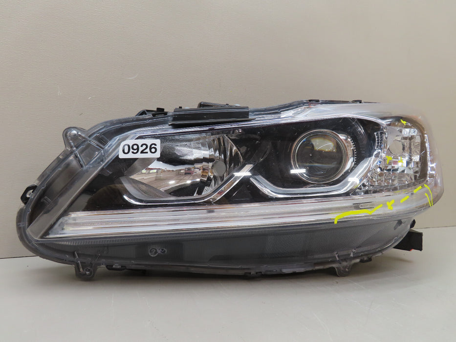 2016 2017 HONDA ACCORD FRONT LEFT DRIVER SIDE HEADLIGHT HALOGEN OEM